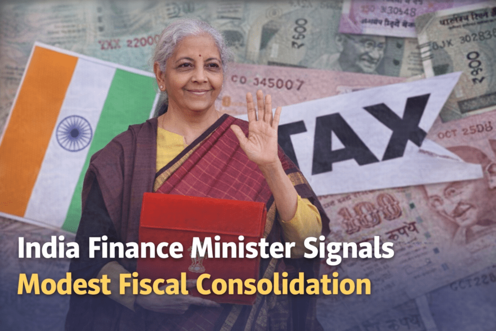 India Finance Minister Signals Modest Fiscal Consolidation