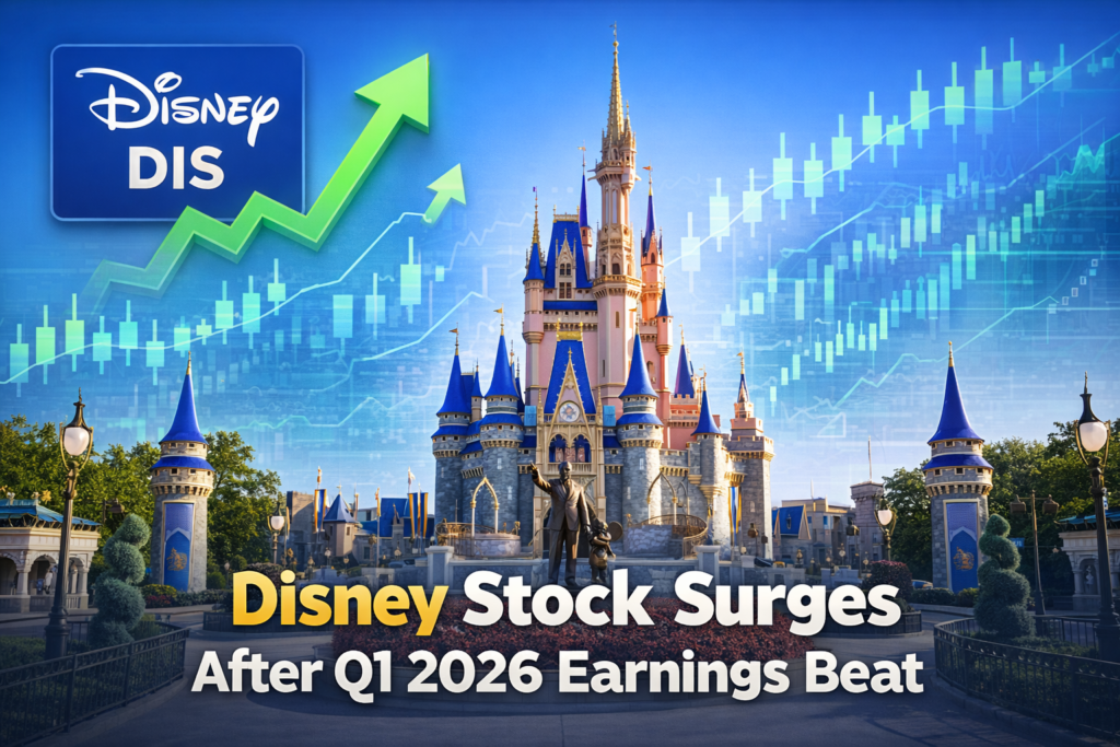 Disney stock rises after Q1 2026 earnings beat driven by streaming and parks