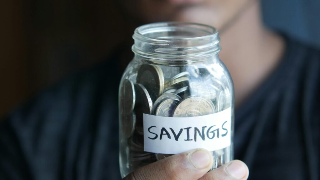 Saving money concept for financial stability, personal finance guide